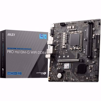 Fotografija izdelka MSI PRO H610M-G WIFI, LGA1700, DDR4