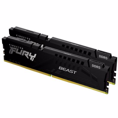 Fotografija izdelka KINGSTON Fury Beast 128GB (2x64GB) 5600MT/s DDR5 CL36 XMP/EXPO KF556C36BBEK2-128 ram pomnilnik
