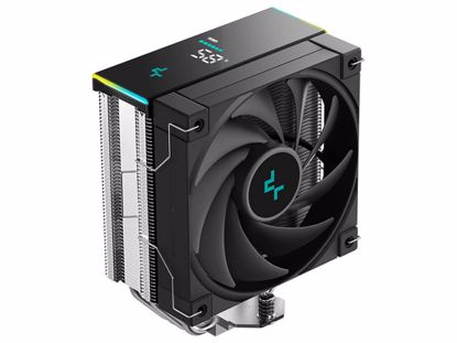 Fotografija izdelka Hladilnik za procesor DeepCool AK400 DIGITAL SE, 120mm, ARGB, LCD, črn