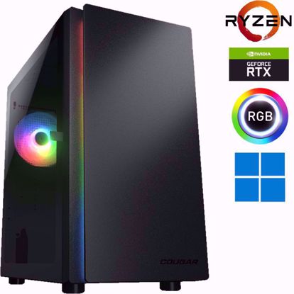 Fotografija izdelka @Gamer Ryzen 5 5500 | 32GB DDR4 | SSD 1TB NVMe | RTX 5050-8GB | Windows 11 | Gaming namizni