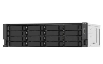 Fotografija izdelka QNAP NAS strežnik za 16 diskov, 3U rack, 16GB rama, 2,5Gb mreža