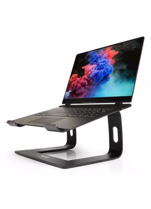 Fotografija izdelka Stojalo PORT za prenosnik do 15" aluminij / ergonomska