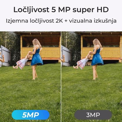 Fotografija izdelka Reolink IP Kamera Argus serija B330 5MP, Zunanja, Baterijska, Barvni nočni vid, Wi-fi