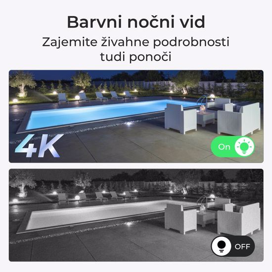 Fotografija izdelka Reolink IP Kamera  DUO serija B750 4K, 180° Panorama, Zunanja, Baterijska, Wi-fi