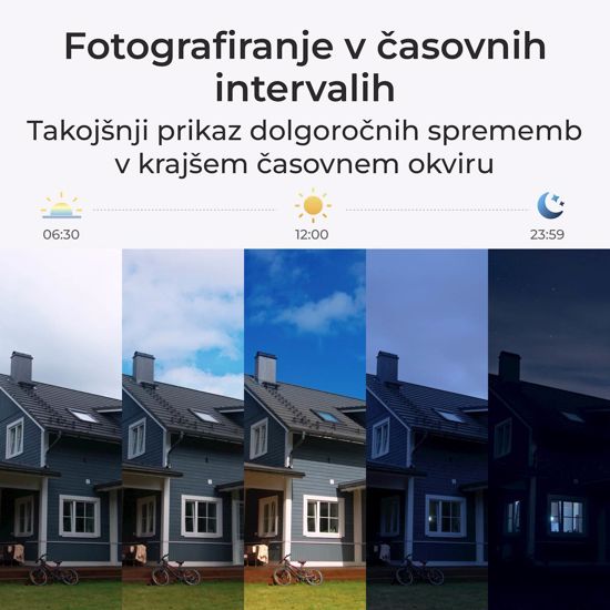 Fotografija izdelka Reolink IP Kamera Argus serija B330 5MP, Zunanja, Baterijska, Barvni nočni vid +Solarni Panel