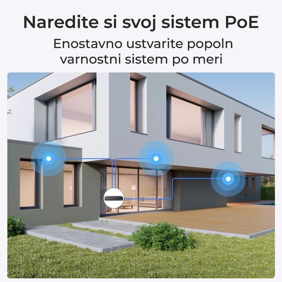 Fotografija izdelka Reolink Ip Kamera serija P330P 4K, Zunanja, 180° Pan samodejno sledenje, Barvni nočni vid, POE
