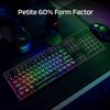 Fotografija izdelka Tipkovnica HP HyperX Alloy Origins 60 RGB, manjši format, mehanična, HyperX Red, linear, US