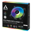 Fotografija izdelka ARCTIC P12 PWM PST A-RGB 120mm 4-pin ventilator, črn