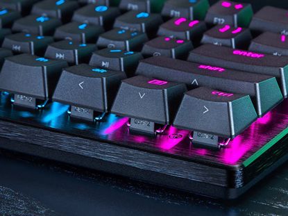 Fotografija izdelka Tipkovnica Razer Huntsman V3 Pro Mini, RGB, PBT, Analogna stikala Gen2, US SLO g.