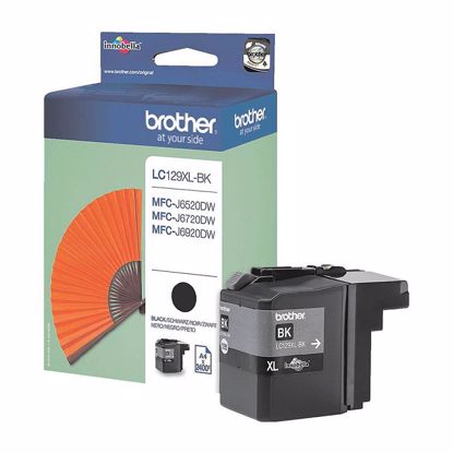 Fotografija izdelka Brother Kartuša LC129XLBK, črna, 2.400 strani MFC-J6520DW, MFC-J6920DW