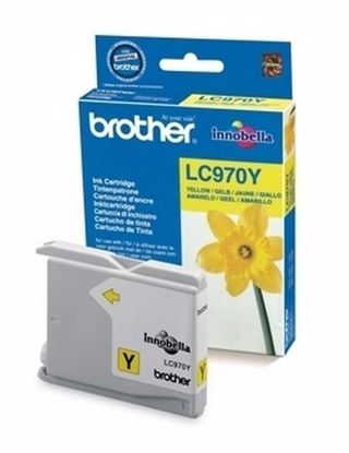Fotografija izdelka Brother Kartuša LC970Y, yellow, 300 strani DCP135/150/235 MFC235/263