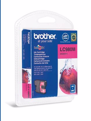 Fotografija izdelka Brother Kartuša LC980M, magenta, 260 strani DCP145C/165C/195C/375 MFC250C/290C